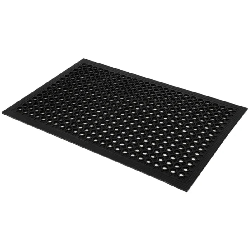 Tapis de drainage antifatigue antidérapant 3 x 5 pi - Noir - ITAFD-102-BK