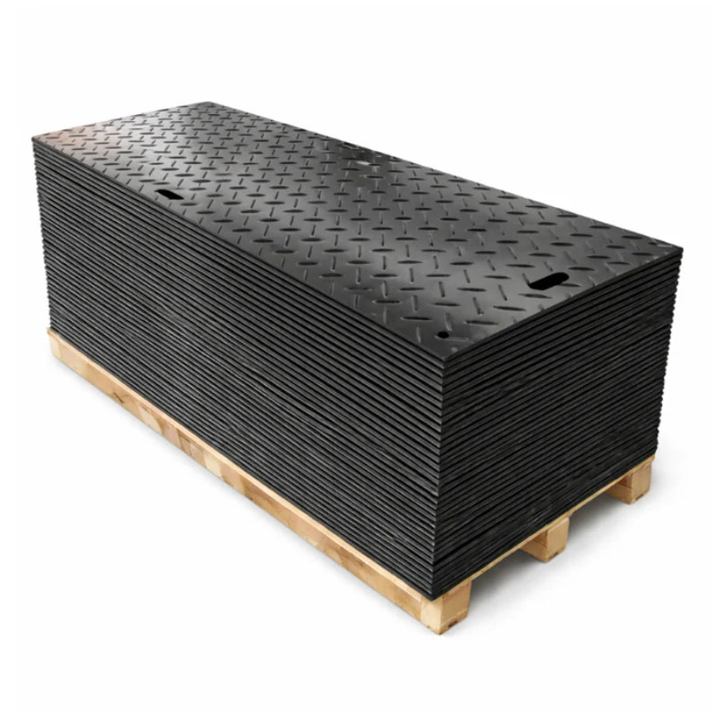 Plaque de protection au sol 3 x 8 - 1/2 po d'épaisseur - Noir - ITGPM-101-BK